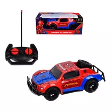 Camioneta Radio Controlada R/c De 20 Cms Con Luces Marvel - Color Multicolor