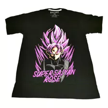 Blusa Camisa Camiseta Dragon Ball Super Saiyan Rosa