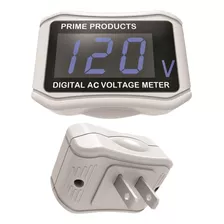 Prime Products 12- Medidor De Línea De Voltaje De Ca Digit.