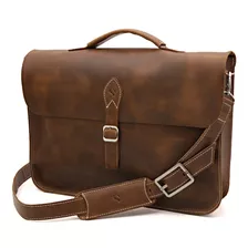 Bolsa Carteiro Couro Legitimo Masculina Caramelo 