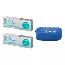 2 Caixas / Lentes De Contato Acuvue Oasys 1 Day Diária 