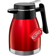 Garrafa Termica Cafe Bule Termico 1,2l Vermelho Quebec