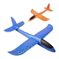 Avión Planeador 30 Cm Para Armar Juego De Aire Libre