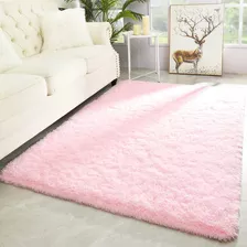 Alfombra Esponjosa Para Sala De Estar Y Dormitorio 100x160cm