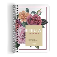 Bíblia Anote Nvi Grande - Capa Espiral Floral, De Sbi. Geo-gráfica E Editora Ltda Em Português, 2020