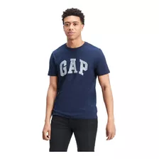 Gap Camiseta Con Logo Para Hombre En Camiseta Flameada, Azul