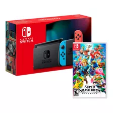 Nueva Consola Nintendo Switch 2019 + Super Smash Bros