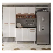 Cozinha De Aço Compacta 4 Pç Rose Multimóveis Cr6120 Bco/ros