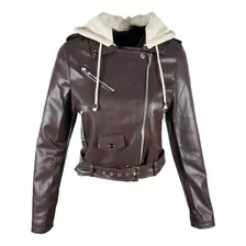 Chaqueta Chamarra Moda Biker Motocicleta Vinipiel De Mujer