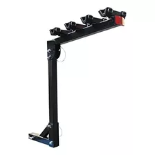 Maxxhaul Hitch Mount Bike Rack 4-bike Rack, Negro Para Autos