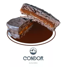 12 Alfajores De Chocolate Rellenos De Dulce De Leche Premium