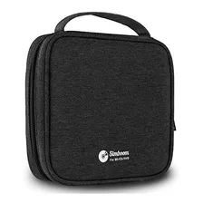 Simboom Cd Case Wallet 32 Rrcapacidad Poliester Cddvd Holder