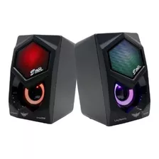 Parlante Gamer Para Pc O Portátil Rgb Multicolor Negro