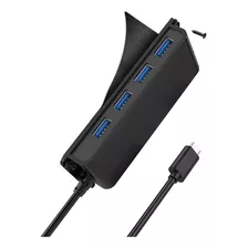 Concentrador Usb C De 4 Puertos, Usb 3.0 De Escritorio