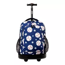 J World New York Kids' Sunny Rolling Backpack Adults, Base B