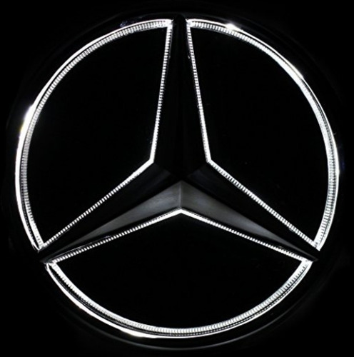 Emblema Led Mercedes Benz Gle Coupe 2022 Parrilla Estrella  Foto 2