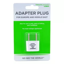 Adaptador Travel Smart De Conair Con Dos Hojas Delgadas, Col