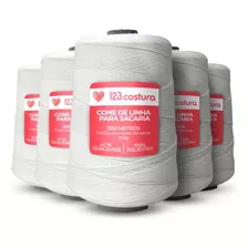 Linha Fio P/ Costurar Sacaria Caixa Com 40 Cones 250g