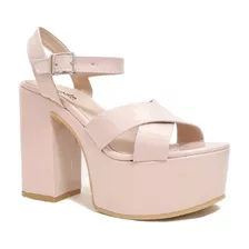 Zapatos Mujer Sandalias Plataformas Charol Moda 2018 Art 912