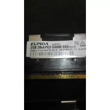 Memória Ram 2gb 1 Elpida Ebe21fd4agfd-6e-e