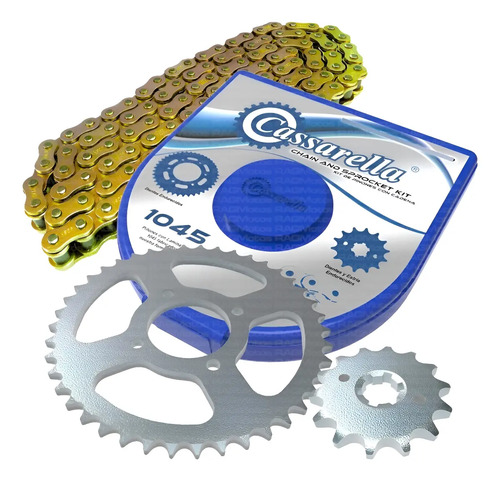 Kit De Arrastre Honda Xr250 Tornado Reforzado Original Kn Dorado