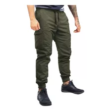 Pantalon Cargo Bolsillos Hombre Jogger Jogging