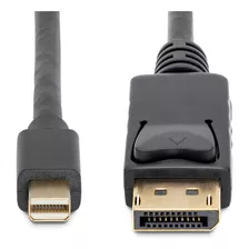 Cable Adaptador De Monitor Startech Mini Displayport A Dp Color Negro