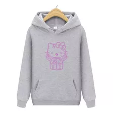 Sudadera Premium Esquleto Hello Kitty + Personalización