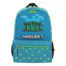 Mochila Grande Escolar Primaria Chenson Minecraft Creeper Armyt Mc65972-9