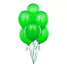 Globos 12 Pulgadas Perlados Diferentes Colores X25u Color Verde