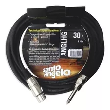 Cable Para Micrófono: Santo Angelo Angl Hg Straight 1-4-inch