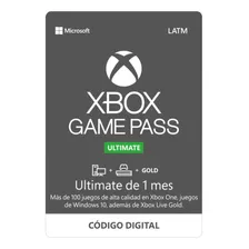 Xbox Game Pass Ultimate 1 Mes [ Codigo Digital México ]