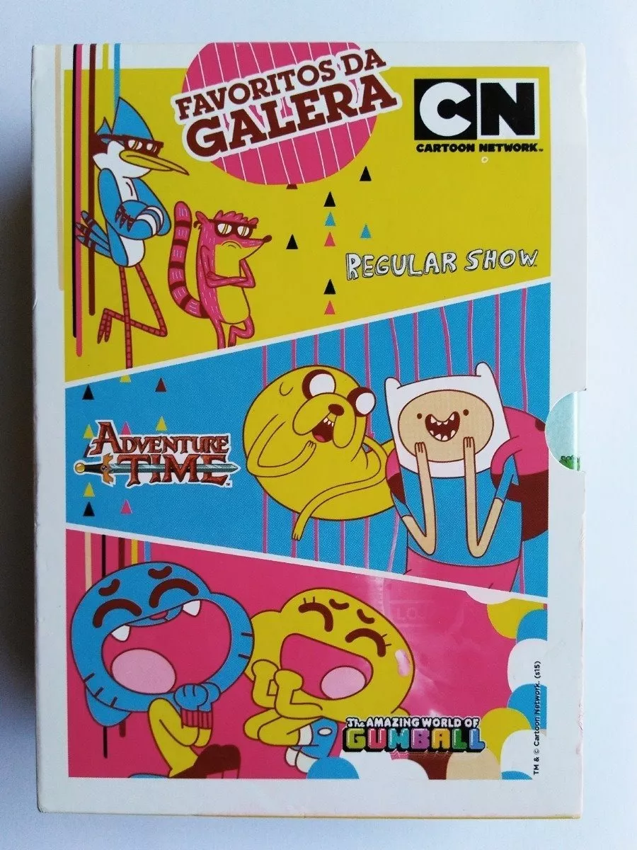 Box 3  Dvds Cartoon Network - Favorito Da Galera Novo