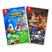 Combo Sonic Forces + Sonic Superstars Switch Midia Fisica