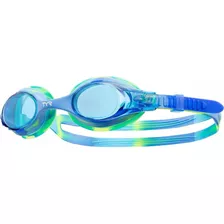 Gafas De Natación Tyr Swimple Tie Dye Para Jóvenes, Azul/ver