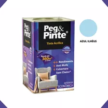 Tinta Eucatex Acrilica Pintura Parede Peg E Pinte 18l Cores Cor Azul Ilheus