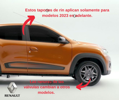 Tapn De Rin Renault Kwid Original 14 Humo 2023 (1 Pza) Foto 2