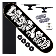 Skate Completo Profissional 8.0 Drop Dead - Serie Nova