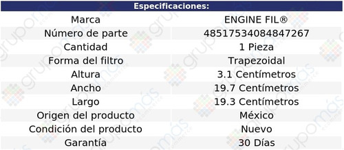 Filtro De Aire Engine Fil Bmw Alpina B7 V8 4.4l 2014 A 2015 Foto 2