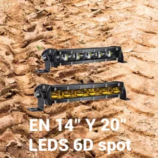 Barra Led 14 Pulgadas 6d Para Off Road