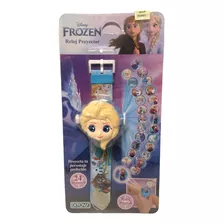 Frozen Reloj Proyector Digital Elsa Disney Ditoys 2538 Edu