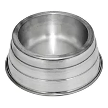 Pote Pesado Ração Água Comida Pequeno 900 Ml - Carry On Pet Cor Prateado