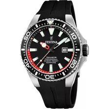 Reloj Festina F20664.3 Hombre The Originals/diver Negro Color Del Bisel Plateado