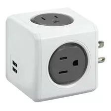 Multitoma Powercube By Allocacoc 4 Tomas + 2 Usb Gris