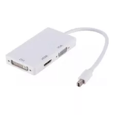 Cabo Adaptador 3x1 Mini Display Port/thunderbolt Hdmi Vga Dv