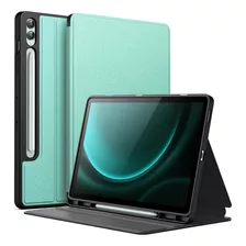 Funda Protectora Para Samsung Tab S9 Fe Plus, 12.4'' Verde