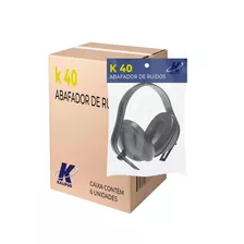 Abafador De Ruído Conchas De Plástico Em Abs 14db Kit 6un