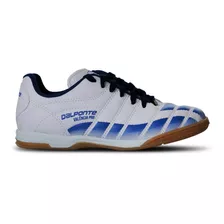 Tênis Futsal Dalponte Branco Azul Masculino Original