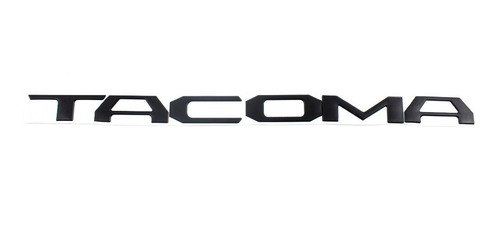 Emblema Tacoma Relieve Toyota 16-19 Negro/crom Autoadherible Foto 2