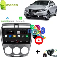 Multimidia Android Carplay Honda City 08-13 Ar Analógico